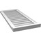 Ekena Millwork Vertical Surface Mount PVC Gable Vent w/ 2"W x 2"H , Brickmould Sill Frame, 16"W x 36"H GVPVE16X3603SN - alternate 5